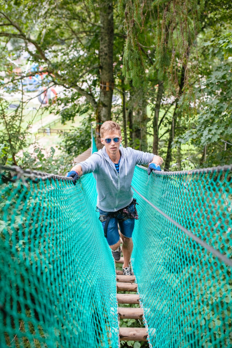 Tarzāns piedzīvojumu parks Siguldā — komandas aktivitāte dabā